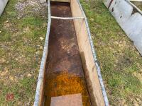 GALVANISED 8' WATER TROUGH - 3