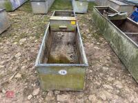 GALVANISED 6' WATER TROUGH