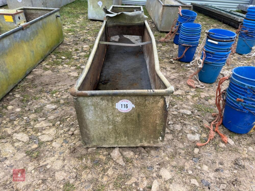 GALVANISED 8' WATER TROUGH