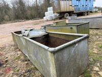 GALVANISED 8' WATER TROUGH - 10