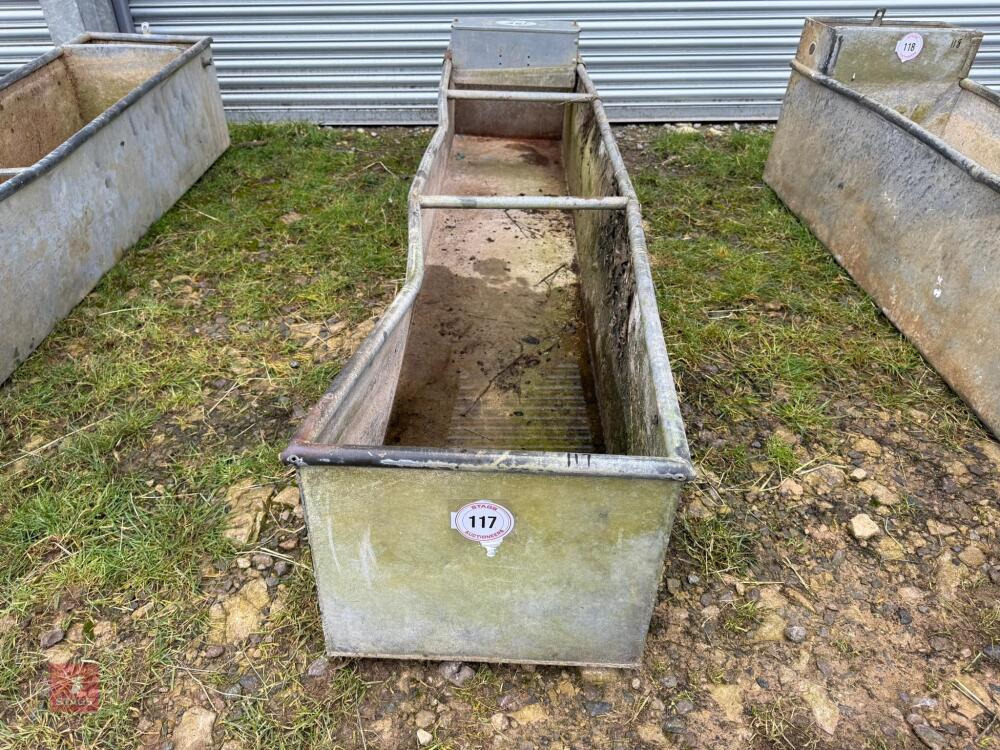 GALVANISED 8' WATER TROUGH