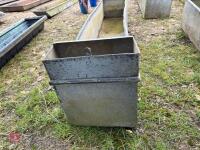GALVANISED 8' WATER TROUGH - 8