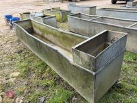GALVANISED 8' WATER TROUGH - 10