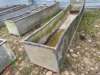 GALVANISED 8' WATER TROUGH - 12