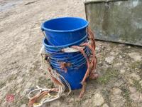10 BLUE PLASTIC EWE BUCKETS - 6