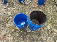 14 BLUE PLASTIC EWE BUCKETS - 2