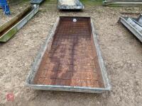 GALVANISED CATTLE FOOTBATH