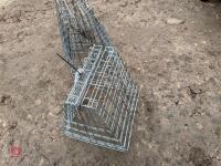 5 MESH HOOK OVER SHEEP HAY FEEDERS - 5