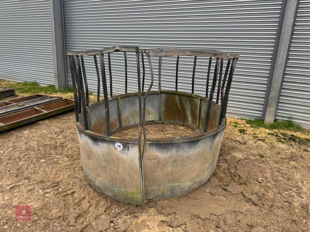 GALVANISED CATTLE ROUND FEEDER