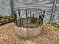GALVANISED CATTLE ROUND FEEDER