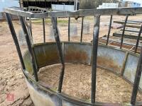 GALVANISED CATTLE ROUND FEEDER - 7