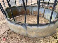 GALVANISED CATTLE ROUND FEEDER - 8