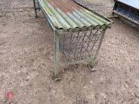 FREESTANDING 8' SHEEP HAY FEEDER - 3
