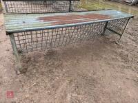 FREESTANDING 8' SHEEP HAY FEEDER - 4