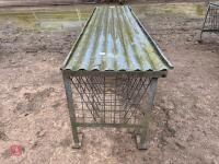 FREESTANDING 8' SHEEP HAY FEEDER - 3
