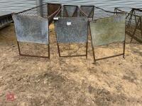 3 10' FREESTANDING SHEEP HAY FEEDERS - 2