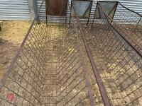 3 10' FREESTANDING SHEEP HAY FEEDERS - 4
