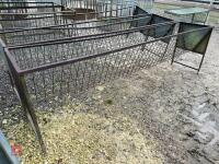 3 10' FREESTANDING SHEEP HAY FEEDERS - 6