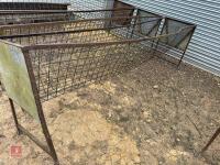 3 10' FREESTANDING SHEEP HAY FEEDERS - 9