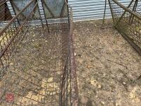 3 10' FREESTANDING SHEEP HAY FEEDERS - 11