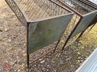 3 10' FREESTANDING SHEEP HAY FEEDERS - 13