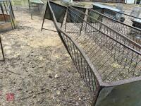 3 10' FREESTANDING SHEEP HAY FEEDERS - 14