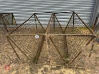 2 6' HAY FEEDERS