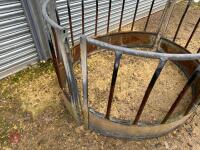 GALVANISED SHEEP ROUND FEEDER - 5
