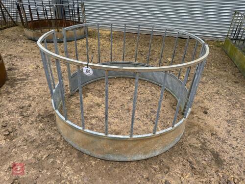 GALVANISED SHEEP ROUND FEEDER