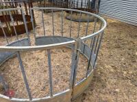 GALVANISED SHEEP ROUND FEEDER - 4