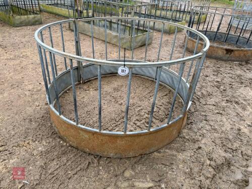 GALVANISED SHEEP ROUND FEEDER