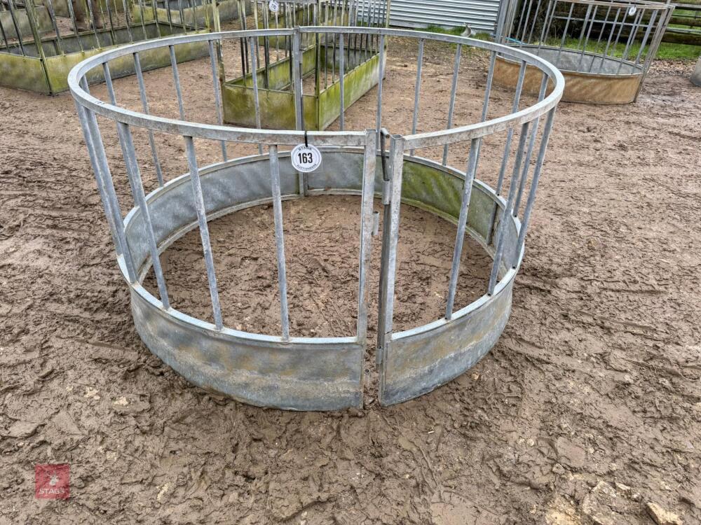 GALVANISED SHEEP ROUND FEEDER