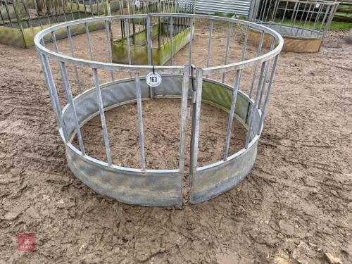 GALVANISED SHEEP ROUND FEEDER
