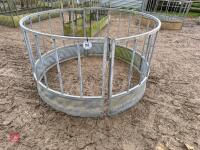 GALVANISED SHEEP ROUND FEEDER