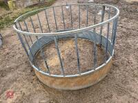 GALVANISED SHEEP ROUND FEEDER - 6