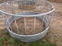 GALVANISED SHEEP ROUND FEEDER - 7