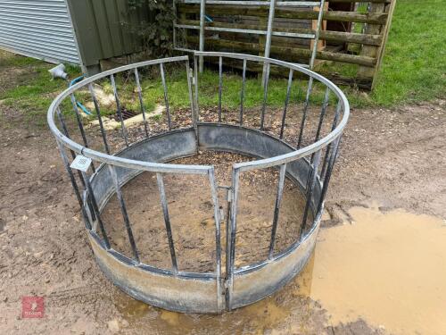 GALVANISED SHEEP ROUND FEEDER