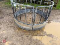 GALVANISED SHEEP ROUND FEEDER - 2