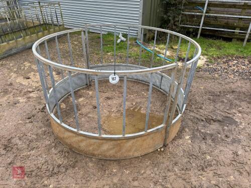 GALVANISED SHEEP ROUND FEEDER
