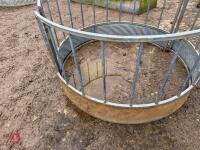 GALVANISED SHEEP ROUND FEEDER - 8