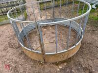 GALVANISED SHEEP ROUND FEEDER - 9