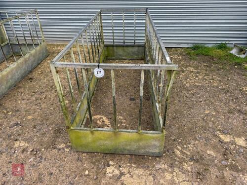 GALVANISED RECTANGULAR FEEDER