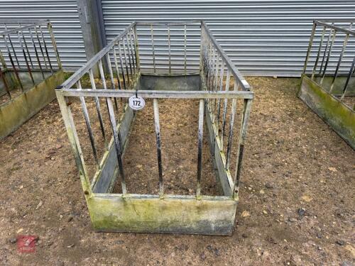 GALVANISED RECTANGULAR FEEDER