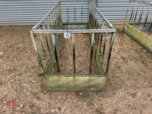 GALVANISED RECTANGULAR FEEDER