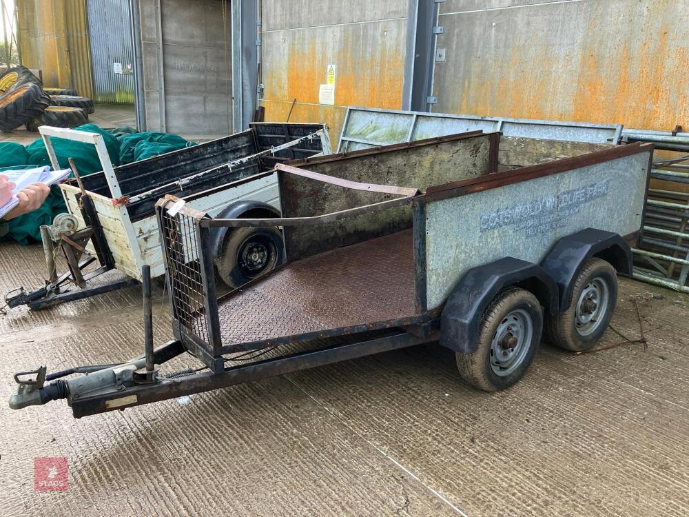 10' TWIN AXLE UTILITY TRAILER