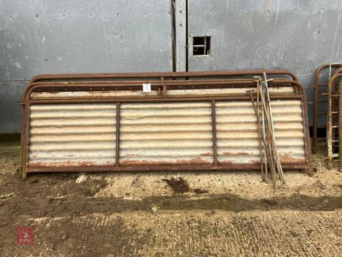 4 X 2.8M SHEETED HURDLES