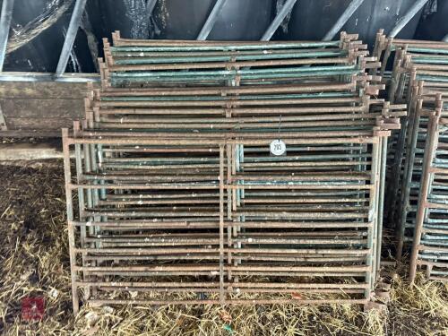 20 METAL SHEEP HURDLES