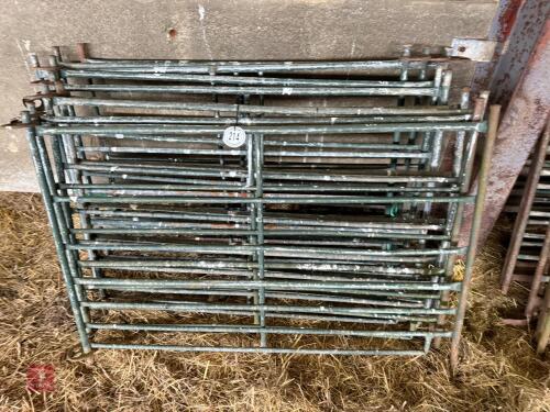9 X 5' METAL SHEEP HURDLES
