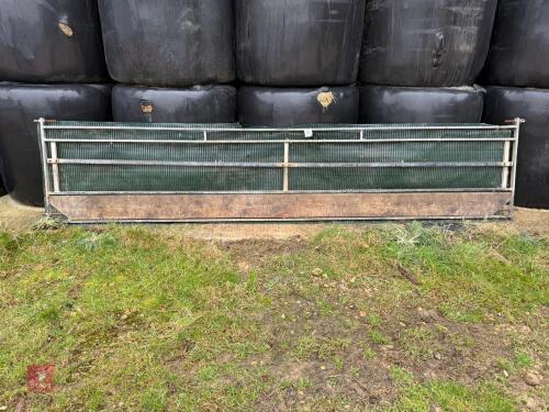 GALVANISED SHEEP FEED BARRIER