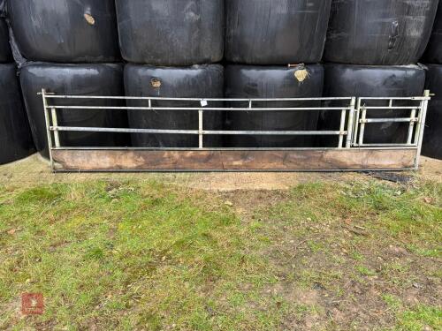 GALVANISED SHEEP FEED BARRIER